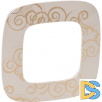 Рамки Legrand Valena Allure нарцисс золото