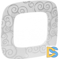 Рамки Legrand Valena Allure нарцисс хром