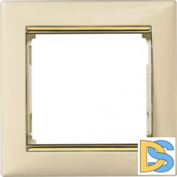 Рамки Legrand Valena слоновая кость/золото